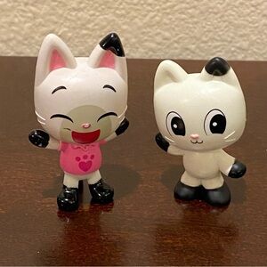 Lot of 2 Gabby's Dollhouse Pandy Paws Figures Toy 2 Inch